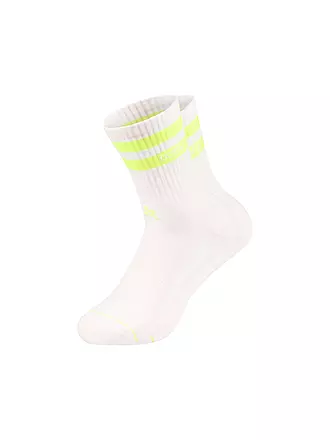 OOLEY | Socken STREETMOOD weiss / lemon | 